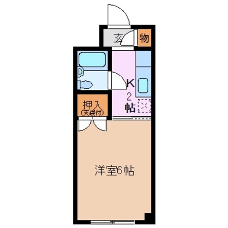 一身田駅 徒歩8分 3階の物件間取画像